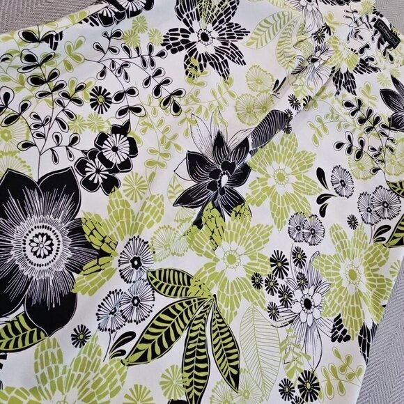 Elementz Casual Shift Dress Size Large Spring Summer Floral Sleeveless Stretch - Picture 6 of 14